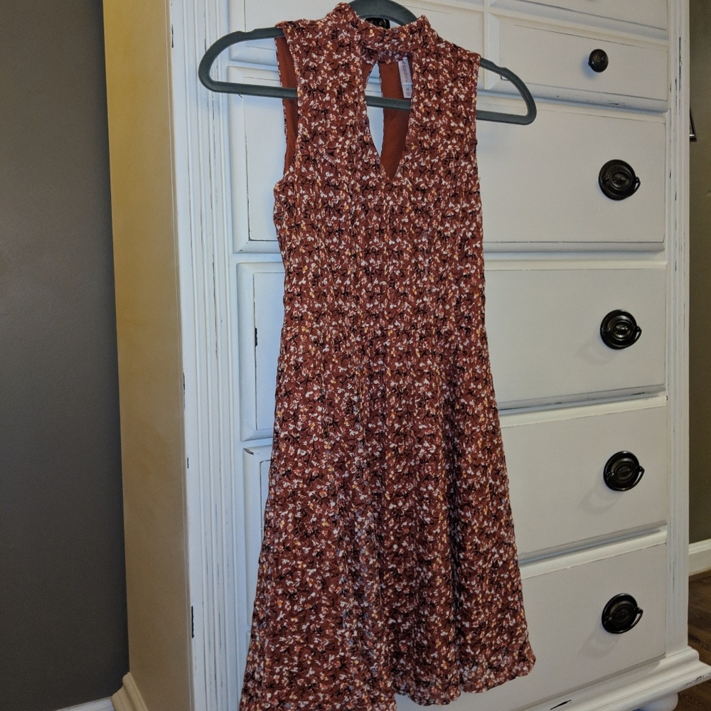 Fall High Neck Dress